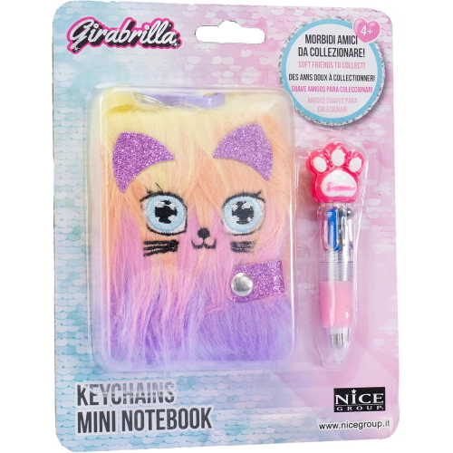 GIRABRILLA - KEYCHAINS MINI NOTEBOOK IN BLS