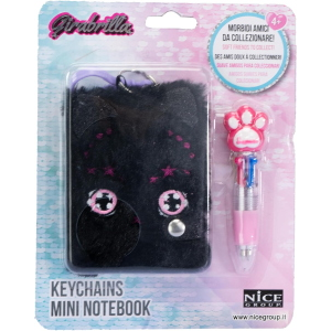 GIRABRILLA - KEYCHAINS MINI NOTEBOOK IN BLS