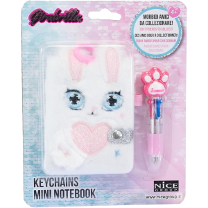 GIRABRILLA - KEYCHAINS MINI NOTEBOOK IN BLS