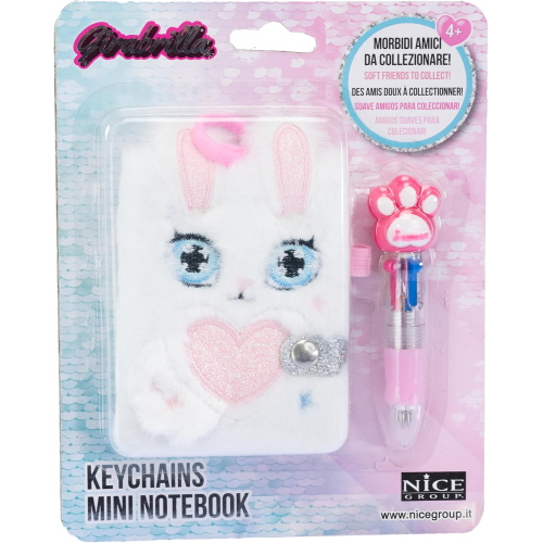 GIRABRILLA - KEYCHAINS MINI NOTEBOOK IN BLS