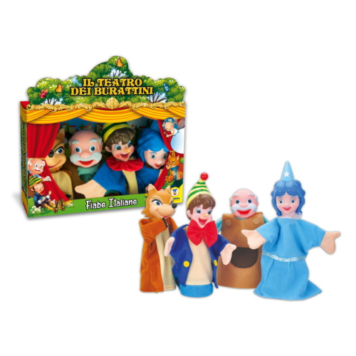 MARIONETTE TEATRINO 4 PZ FIABE ITA