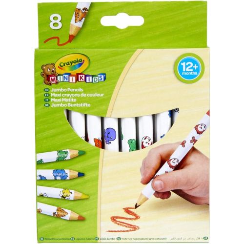 CRAY- MAXI MATITE COLORATE PZ 8 MINI KIDS