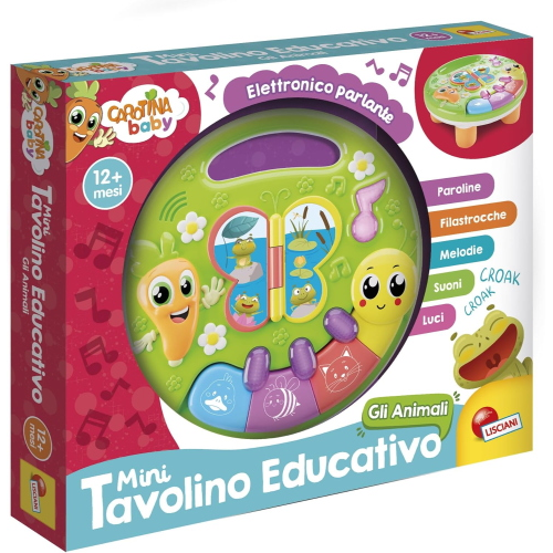 CAROT. MINI TAVOLINO EDUC. ANIMALI