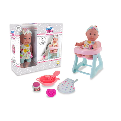 BABY TEO - PLAYSET BAMB. CON SEGGIOLONE 25 CM