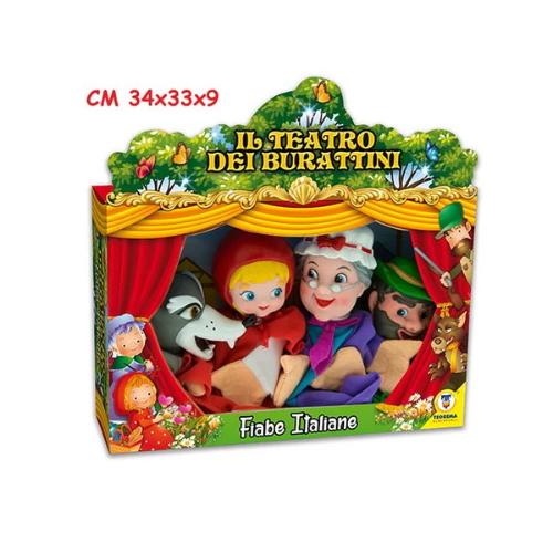 MARIONETTE TEATRINO 4 PZ FIABE ITA