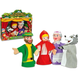 MARIONETTE TEATRINO 4 PZ FIABE ITA