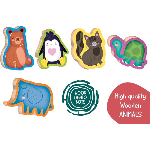 MONTESS BABY- LEGNO BABY ANIMALS
