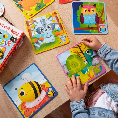 MONTESS BABY- TOUCH PUZZLE 