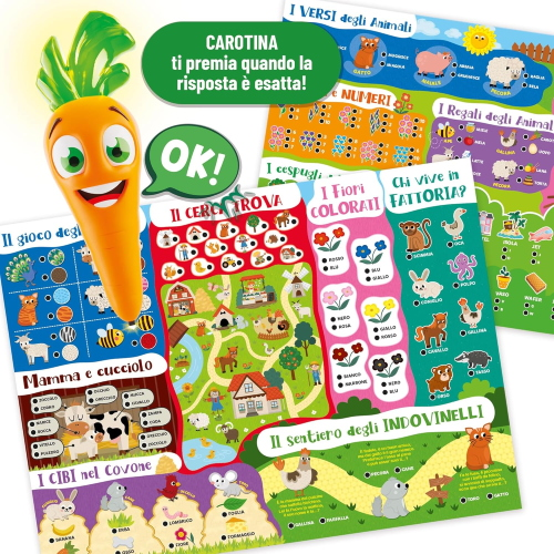 CAROT- PENNA PARLANTE 50 GIOCHI