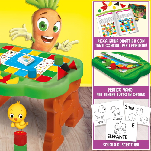 TAVOLINO EDU- CAROT. 30 GIOCHI