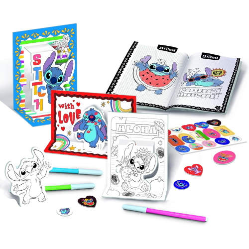 STITCH - STITCH & ANGEL WINDOW COLOURS & STICKER ART