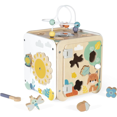 LEGNO - GRANDE CUBO MULTI-ATTIVITA'