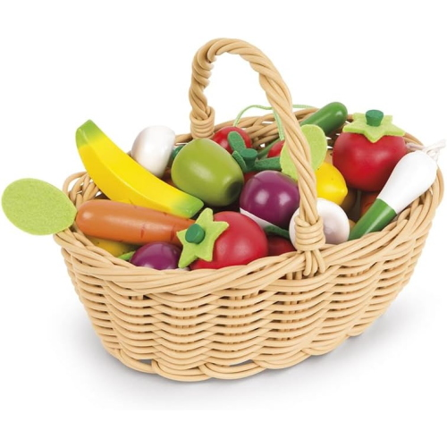 LEGNO - CASSETTA 24 FRUTTI E VERDURE MISTE