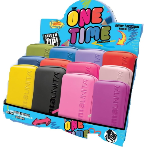 AST. 1 ZIP 3 SCOMPARTI  TINTAUNITA ONE TIME 06 ROSA