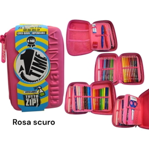 AST. 1 ZIP 3 SCOMPARTI  TINTAUNITA ONE TIME 06 ROSA