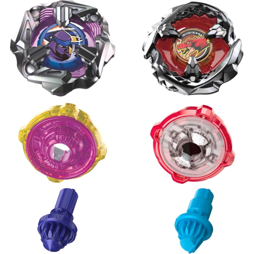 BEYBLADE - DUAL PACK-TROTTOLA BEAT TYRANO 4-70Q-KNIFE SHINOBI 4-80HN