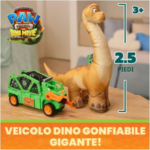 PAW PATROL- DINO- MEGASAURO- IL DINOSAURO SI GONFIA