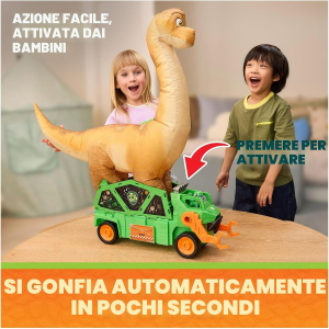 PAW PATROL- DINO- MEGASAURO- IL DINOSAURO SI GONFIA
