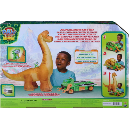 PAW PATROL- DINO- MEGASAURO- IL DINOSAURO SI GONFIA