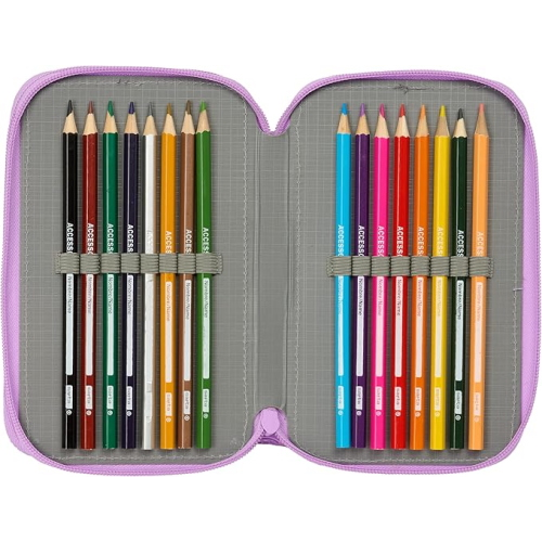 DH - ASTUCCIO 3 CERNIERE LILLA