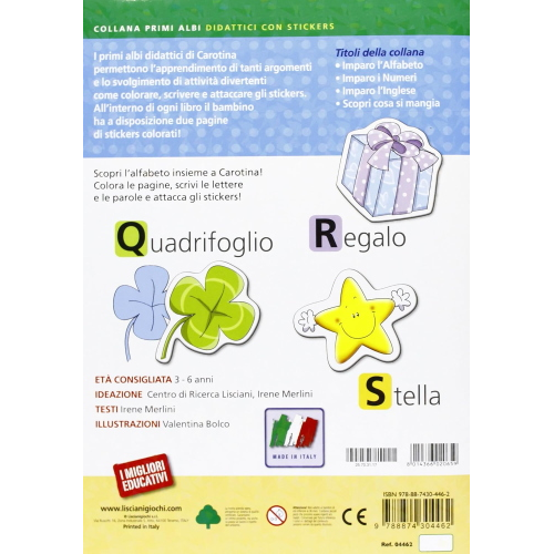 PRIMI ALBI - DIDATTICI IMPARO L'ALFABETO