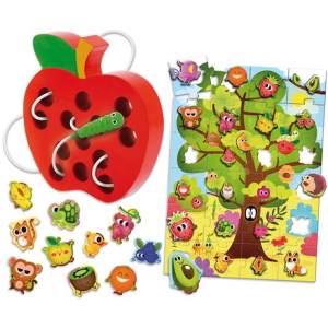 MONTESS BABY- LEGNO BABY BRUCO E MELA