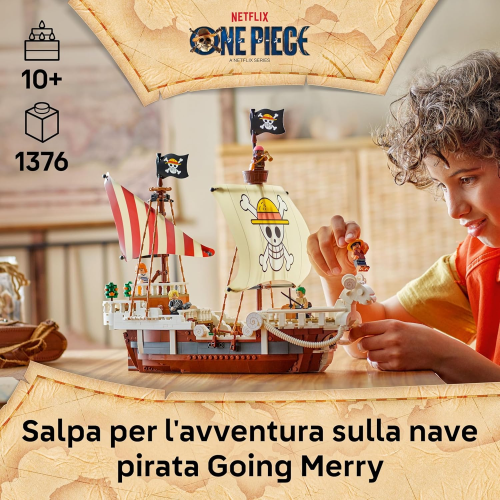 $ ONE PIECE - LA NAVE PIRATA GOING MERRY