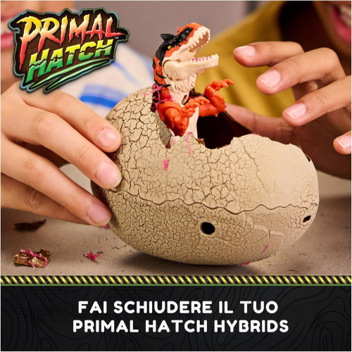 PRIMAL HATCH- HYBRIDS  UOVO DINOSAURO INTERATTIVO