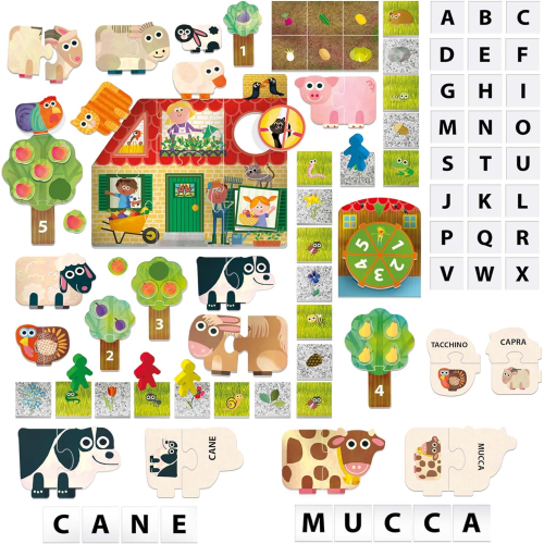 HEADU - GIOCHI DELLA FATTORIA CON 6 INTELLIGENZE