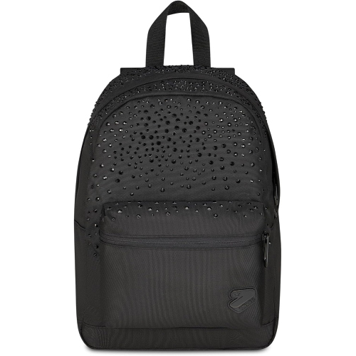 ZAINO - SEVEN ROUND XS GLITZYCUTE- GLITTER NERO/NERO