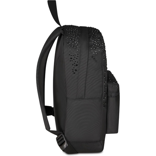 ZAINO - SEVEN ROUND XS GLITZYCUTE- GLITTER NERO/NERO