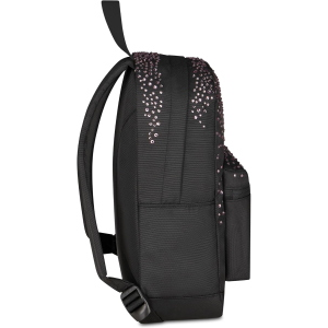 ZAINO - SEVEN ROUND XS GLITZYCUTE- GLITTER NERO/ROSA
