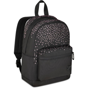 ZAINO - SEVEN ROUND XS GLITZYCUTE- GLITTER NERO/ROSA
