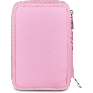 ASTUCCIO  3 ZIP SEVEN- GLITTER ROSA