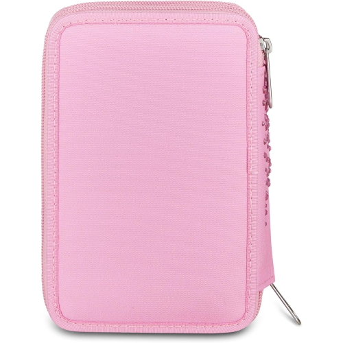 ASTUCCIO  3 ZIP SEVEN- GLITTER ROSA