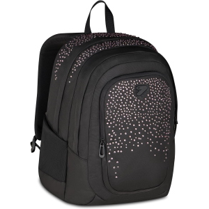 ZAINO - SEVEN  TECH GLITZYCUTE- GLITTER NERO/ROSA