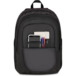 ZAINO - SEVEN  TECH GLITZYCUTE- GLITTER NERO/ROSA