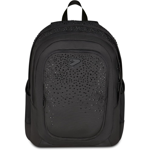 ZAINO - SEVEN  TECH GLITZYCUTE- GLITTER NERO/NERO