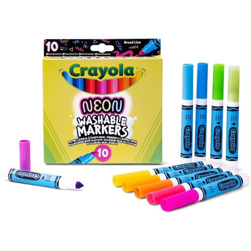 CRAY- PENNARELLI P. MAXI 10 PZ LAVABILI NEON