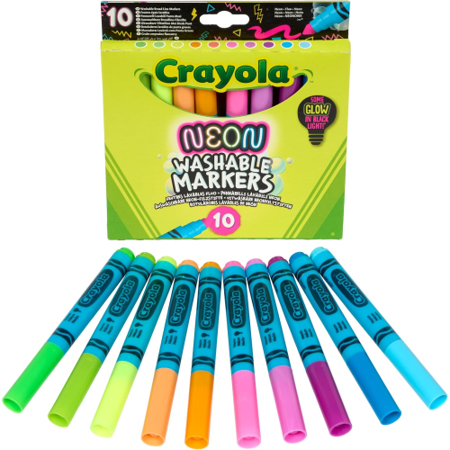 CRAY- PENNARELLI P. MAXI 10 PZ LAVABILI NEON