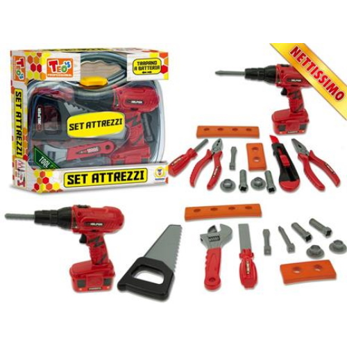 VALIGETTA SET ATTREZZI TRAPANO A BATTERIE