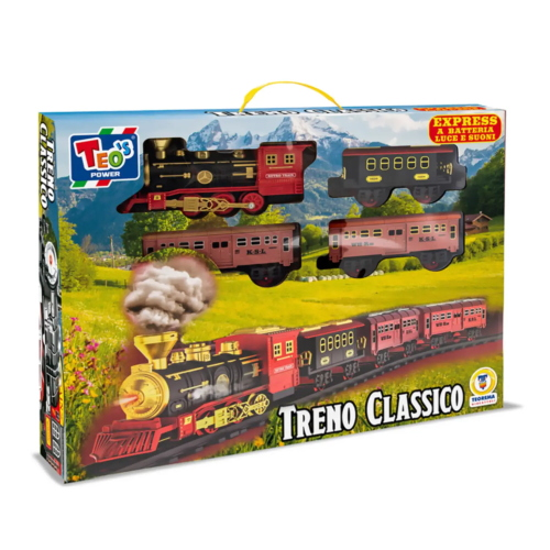 PISTA - TRENO CLASSICO CON VAPORE LUCI & SUONI