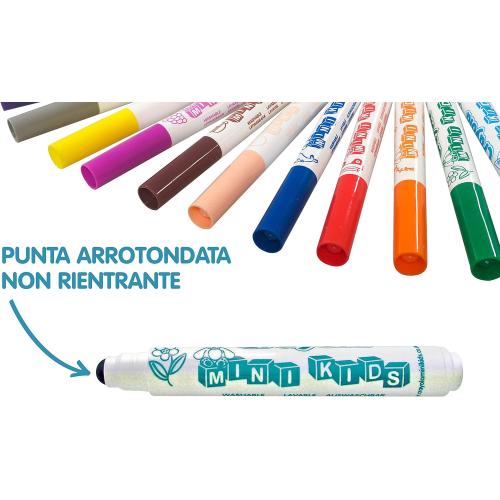 LAVABILISSIMI - FIBRA 8 COLORI MINI KIDS