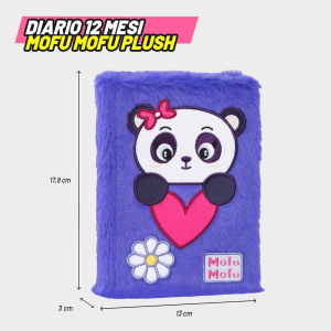 DIARIO AG. 026 - PLUSH MOFUMOFU STD 12M- PANDA