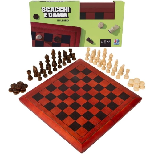 GS- DAMA & SCACCHI IN LEGNO DELUXE