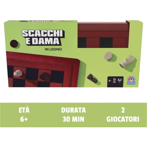 GS- DAMA & SCACCHI IN LEGNO DELUXE
