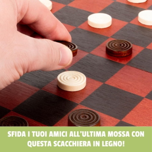 GS- DAMA & SCACCHI IN LEGNO DELUXE