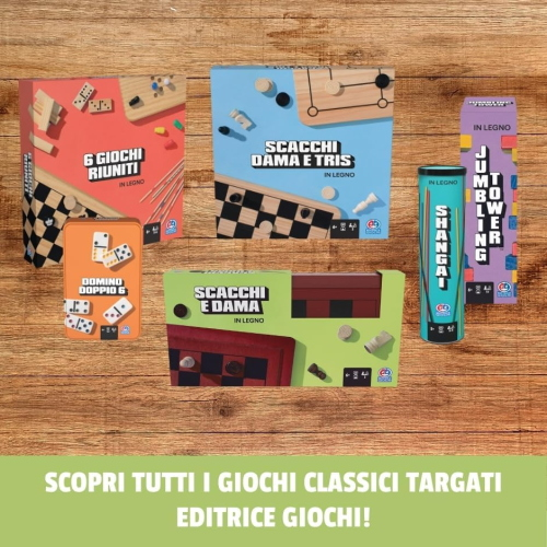 GS- DAMA & SCACCHI IN LEGNO DELUXE