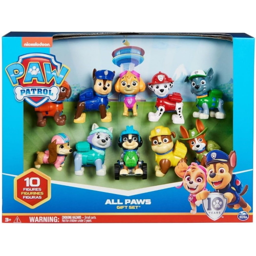 PAW PATROL- PACK 10 PERSONAGGI 