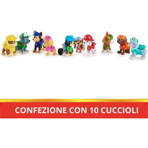 PAW PATROL- PACK 10 PERSONAGGI 